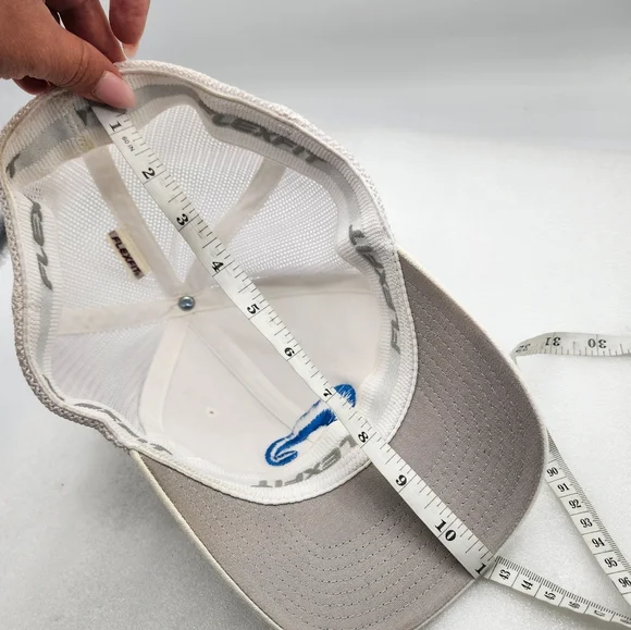 Costa White and Blue Swim Cap with‎ Signature Wave Design - Picture 6 of 6